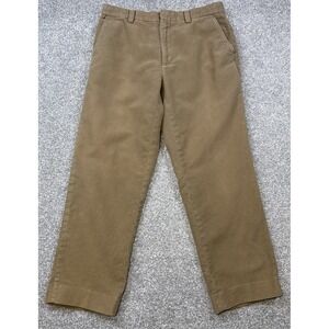 Orvis Brushed Cotton Fleece Pants Men's 34 Winter Comfort Outdoor Casual